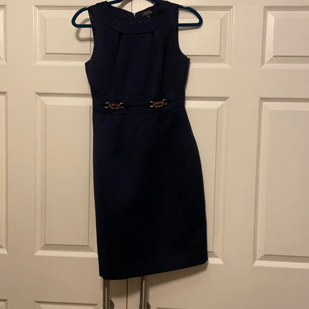 Elegant and Modern Navy Business Casual Dress